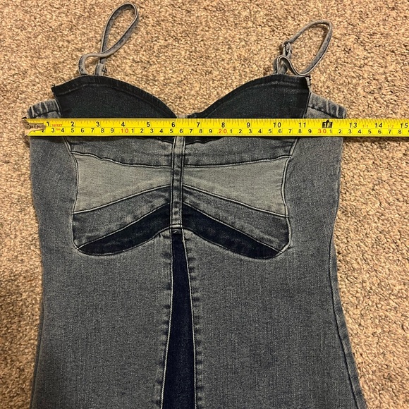 Blue Denim Maxi Dress - Picture 11 of 14